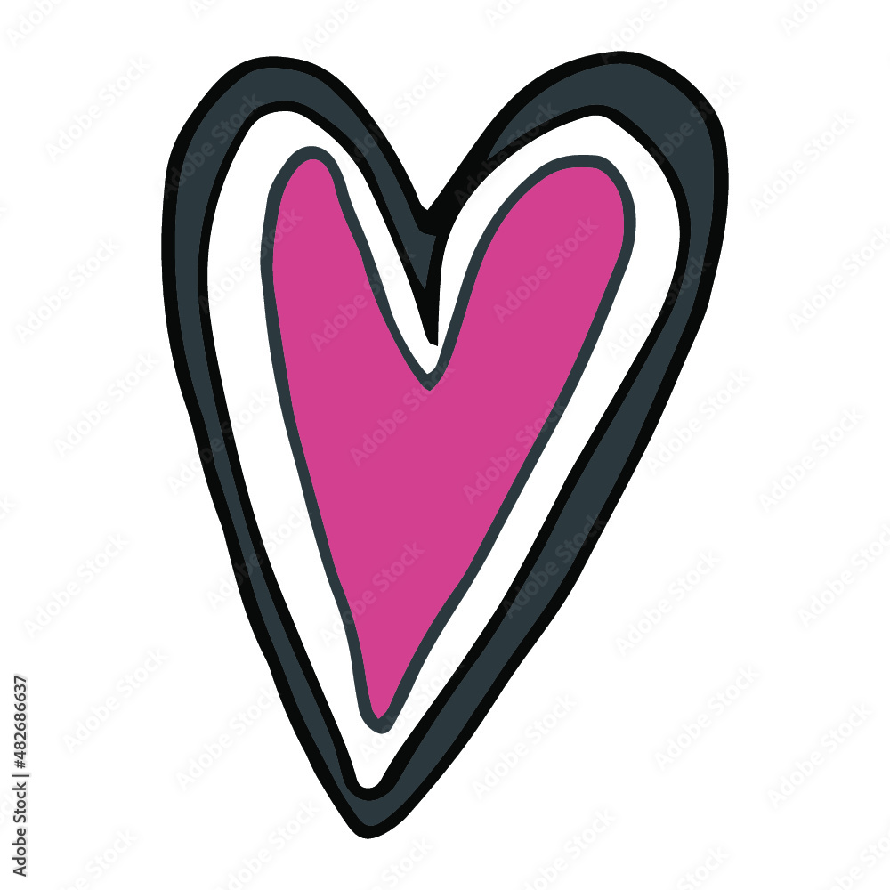 doodle heart doodle heart
