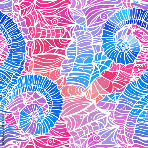 Abstract mosaic pattern, vector illustration