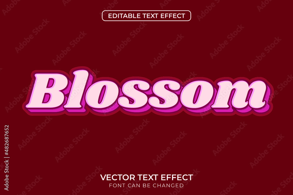 Blossom Text Effect