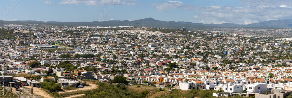 overview panorama of city