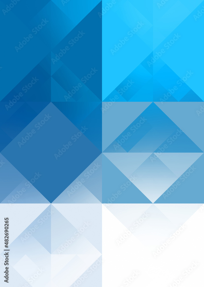 Fototapeta premium Geometric background of minimalist design. Abstract creative concept illustration.