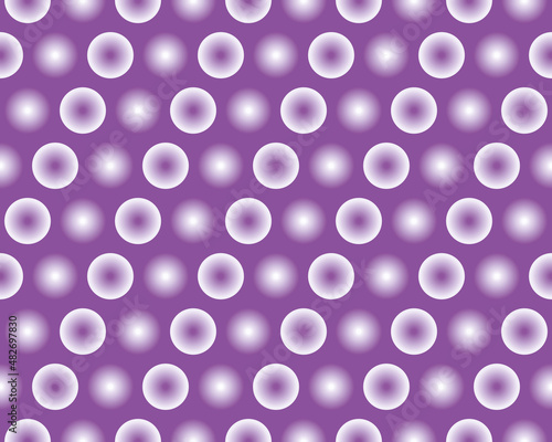seamless violet pattern with circles