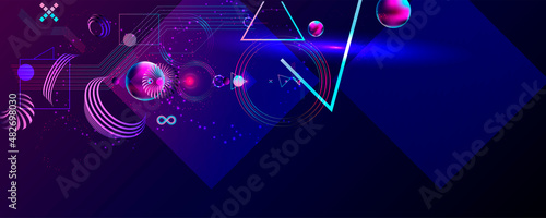 Space background with realistic nebula and shining stars. Colorful cosmos with stardust and milky way. Magic color galaxy. Infinite universe and starry night