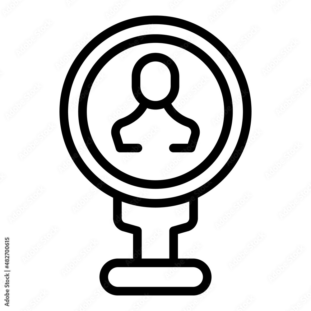 Search people icon outline vector. Money company. Finance market Search people icon outline vector. Money company. Finance market