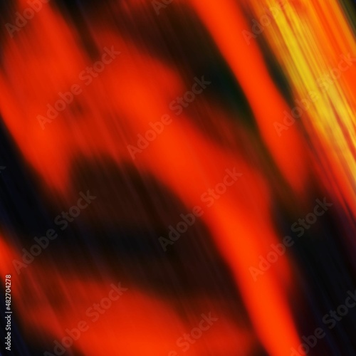 Orange yellow red flames shapes, fire background