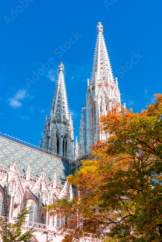Votivkirche church in Vienna, Austria