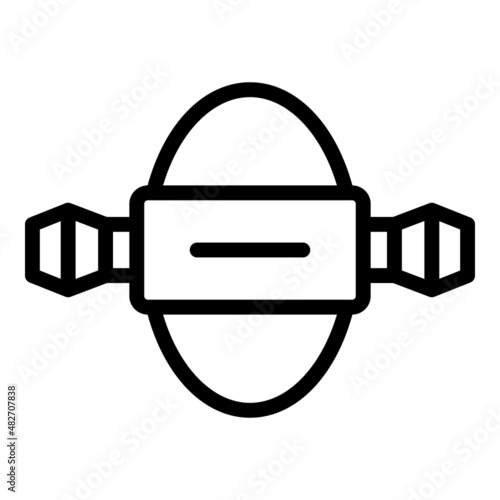 Bathroom osmosis icon outline vector. Water filter. Plant equipment