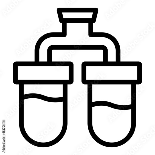Osmosis purification icon outline vector. Reverse water. Plant equipment