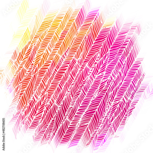 Green grass vector patterned background