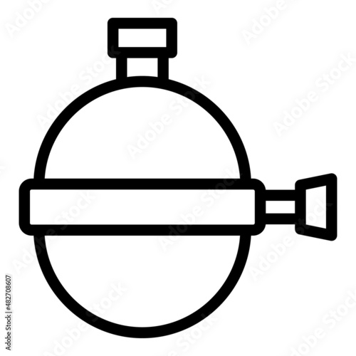 Reverse osmosis system icon outline vector. Water filter. Plant equipment