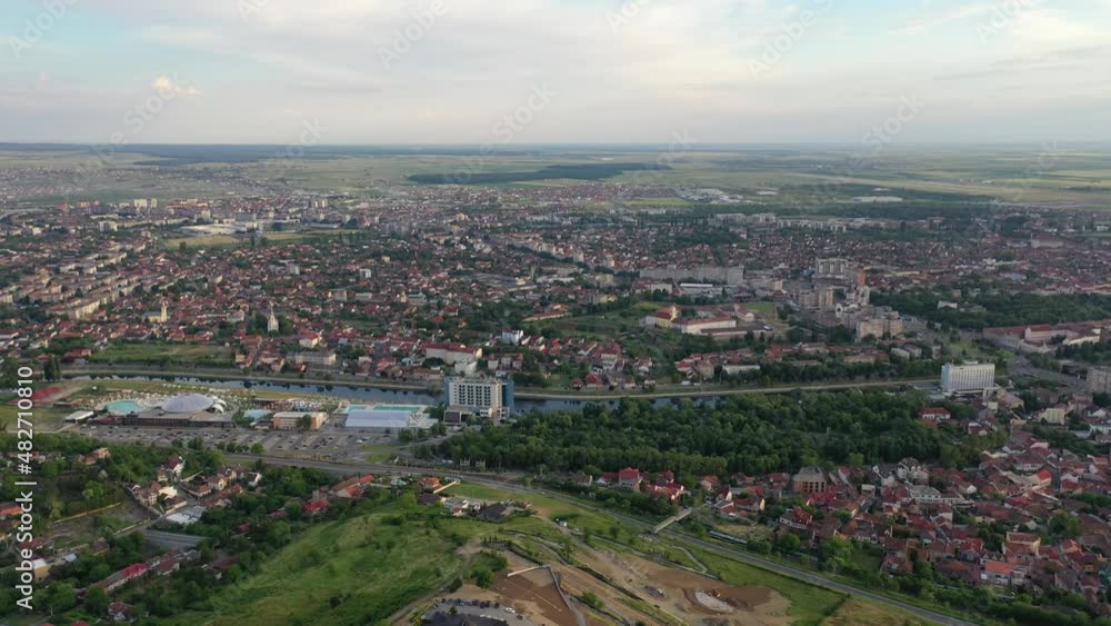 Aerial view of Oradea, Romania Aerial view of Oradea, Romania