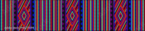  Ornament  is made in bright, juicy, perfectly matching colors. Ornament, mosaic, ethnic, folk pattern.