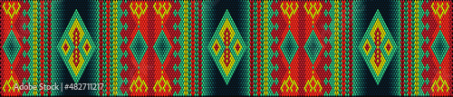  Ornament  is made in bright, juicy, perfectly matching colors. Ornament, mosaic, ethnic, folk pattern.