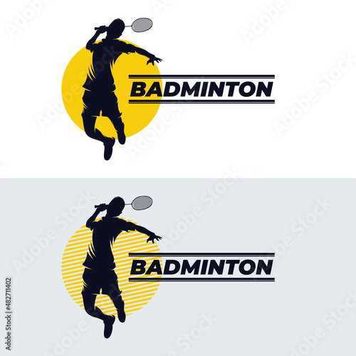 Badminton Smash Logo Design Inspiration