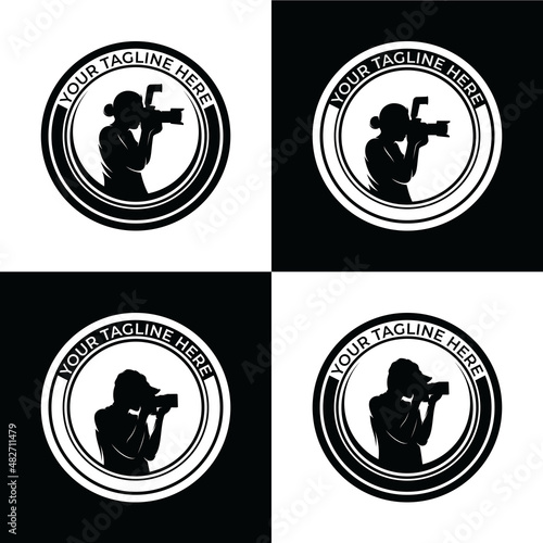 Collection of photographer logo design inspiration
