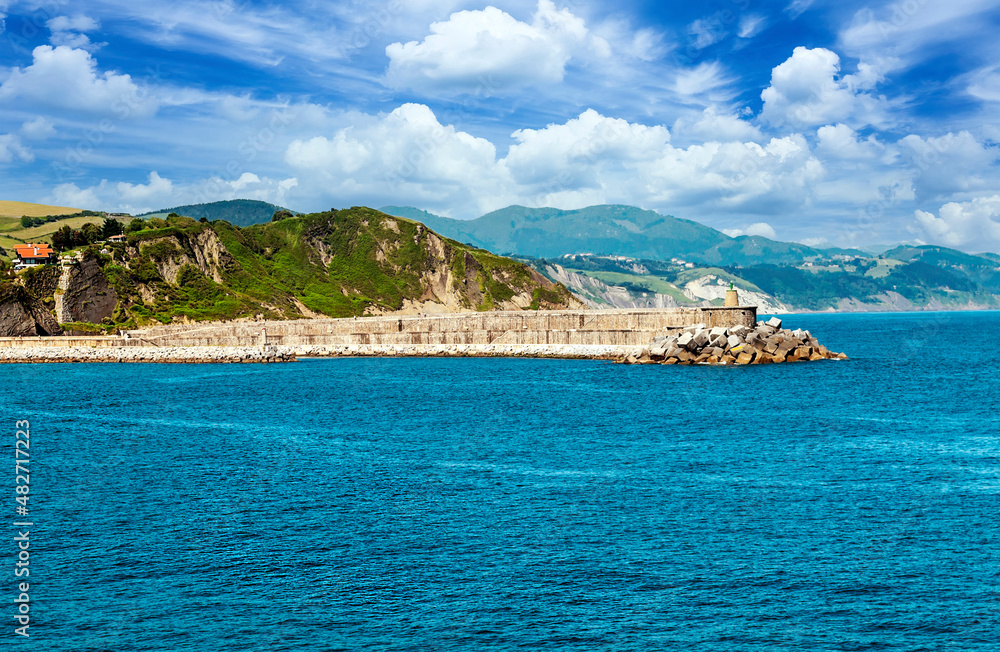 Coast in the Cantabrian sea Coast in the Cantabrian sea