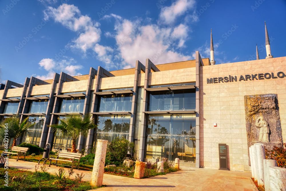 mersin,turkey January 24 01 2022 Mersin Archeology Museum, the