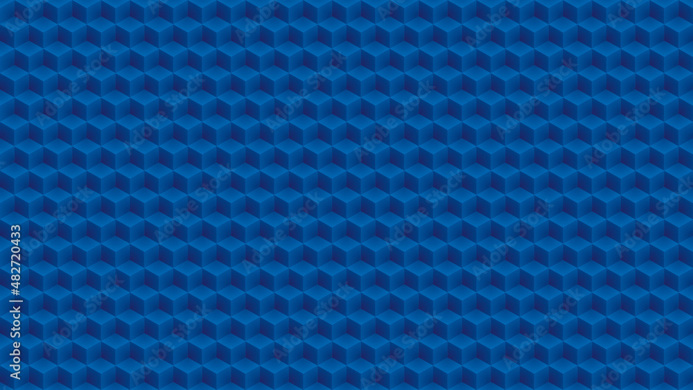 Abstract blue cubes pattern. Vector isometric pattern with copy space for business presentation or web design. Abstract blue cubes pattern. Vector isometric pattern with copy space for business presentation or web design.