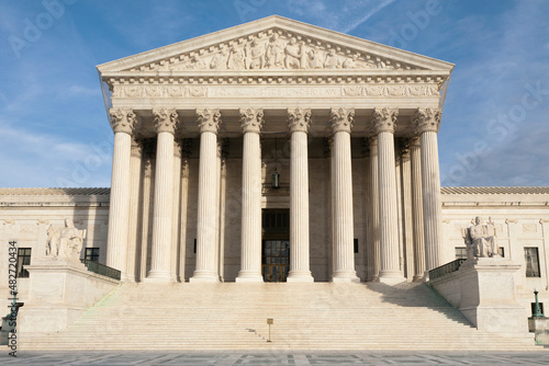 USA, DC, Washington, Exterior of US Supreme Court photo