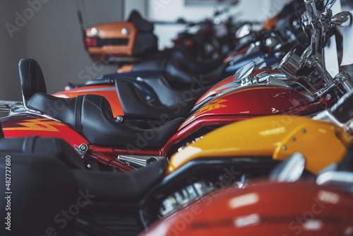 Modern motorbike salon