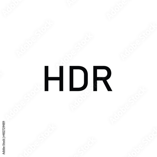 hdr icon vector High Dynamic Range Imaging © veronchick84