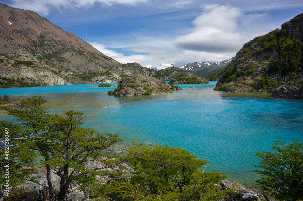 Lago Belgrano lake at Perito Moreno national park, patagonia, Argentina