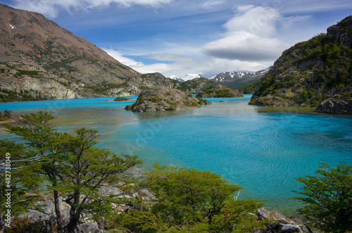 Lago Belgrano lake at Perito Moreno national park, patagonia, Argentina