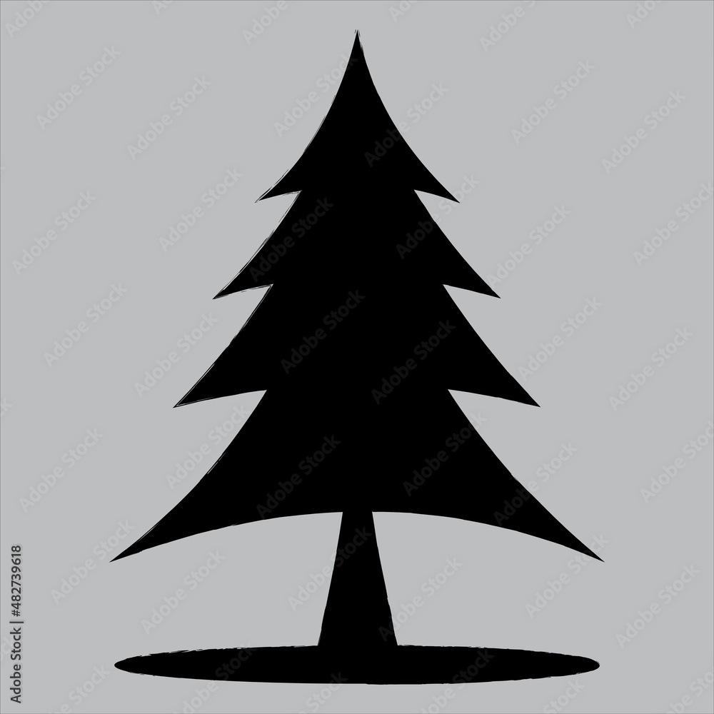 Tree sign icon in flat style. Vector illustration of forest branch on a gray isolated background. Hardwood business concept.
Tree sign icon in flat style. Vector illustration of forest branch on a gray isolated background. Hardwood business concept.