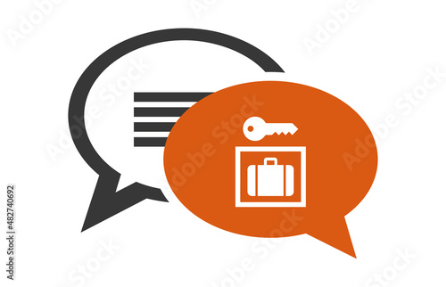 Logo consigne bagages.