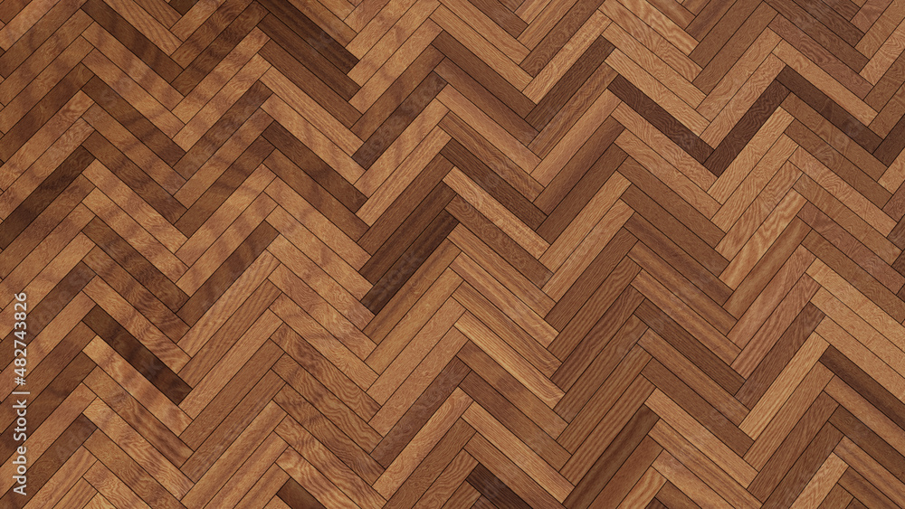 Installation engineered design with hardwood floors and parquet Installation engineered design with hardwood floors and parquet
