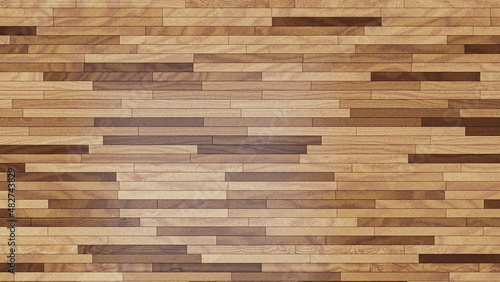 strait and staggered pattern of wood floors 