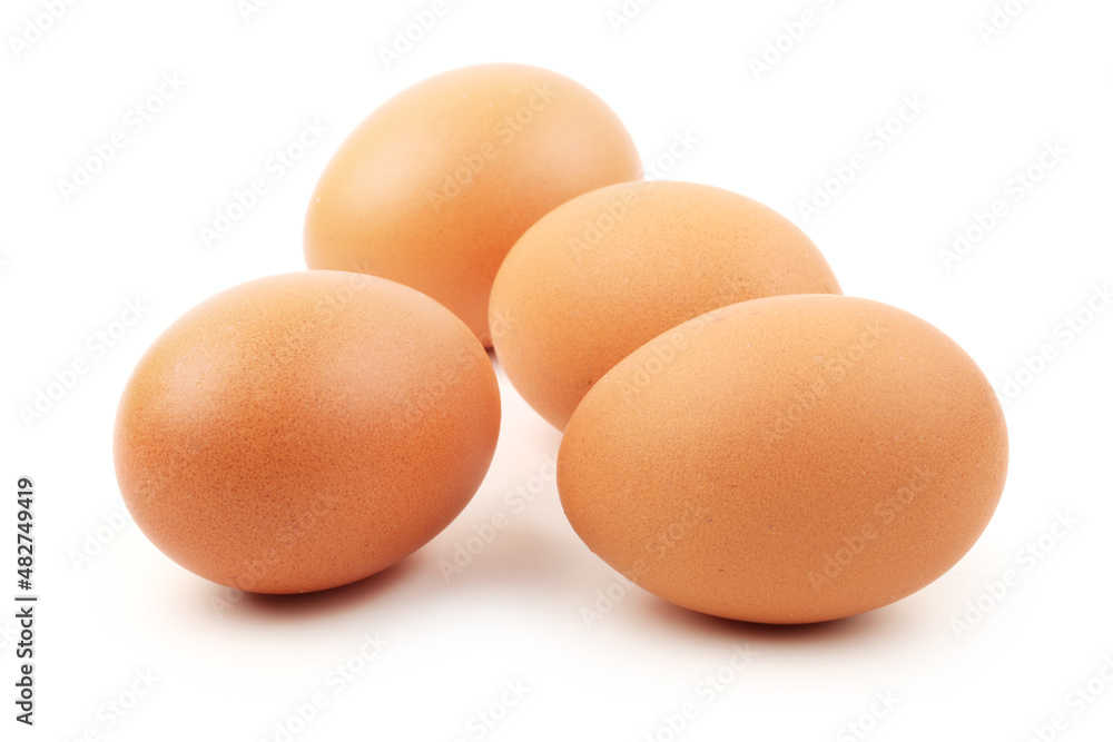 eggs isolated on white background eggs isolated on white background