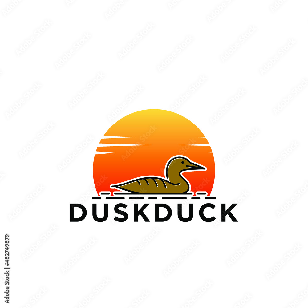 DUSKDUCK logo design for company symbol and brand DUSKDUCK logo design for company symbol and brand