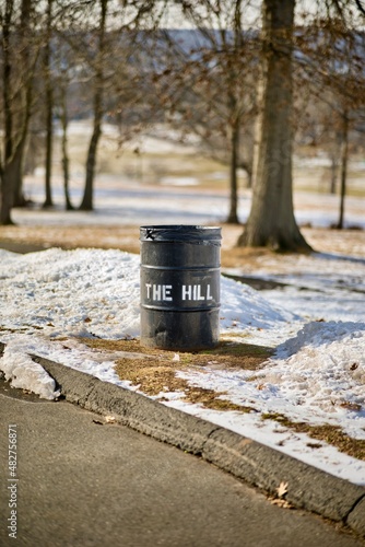 The Hill, Trash, Trash can,