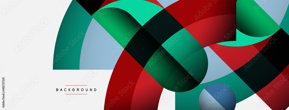 Trendy shapes, color minimal design composition, lines and shadows for wallpaper banner background or landing page Trendy shapes, color minimal design composition, lines and shadows for wallpaper banner background or landing page
