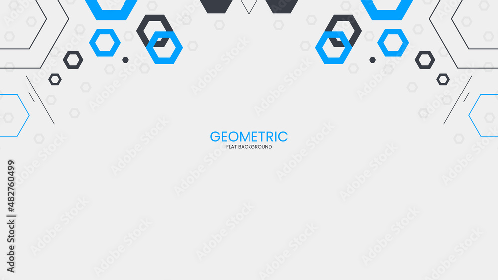 Background geometric abstract flat with polygon object