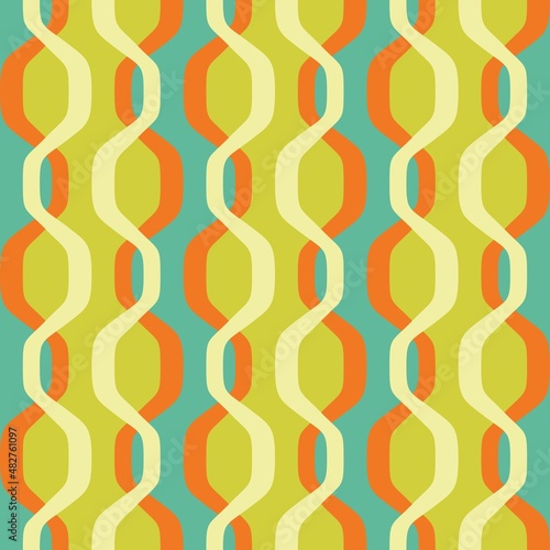 Simple abstract seamless pattern - accent for any surfaces.
