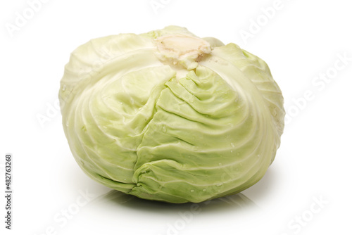 cabbage isolated on white background © zcy