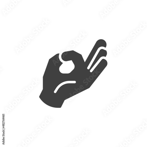 Zen gesture vector icon