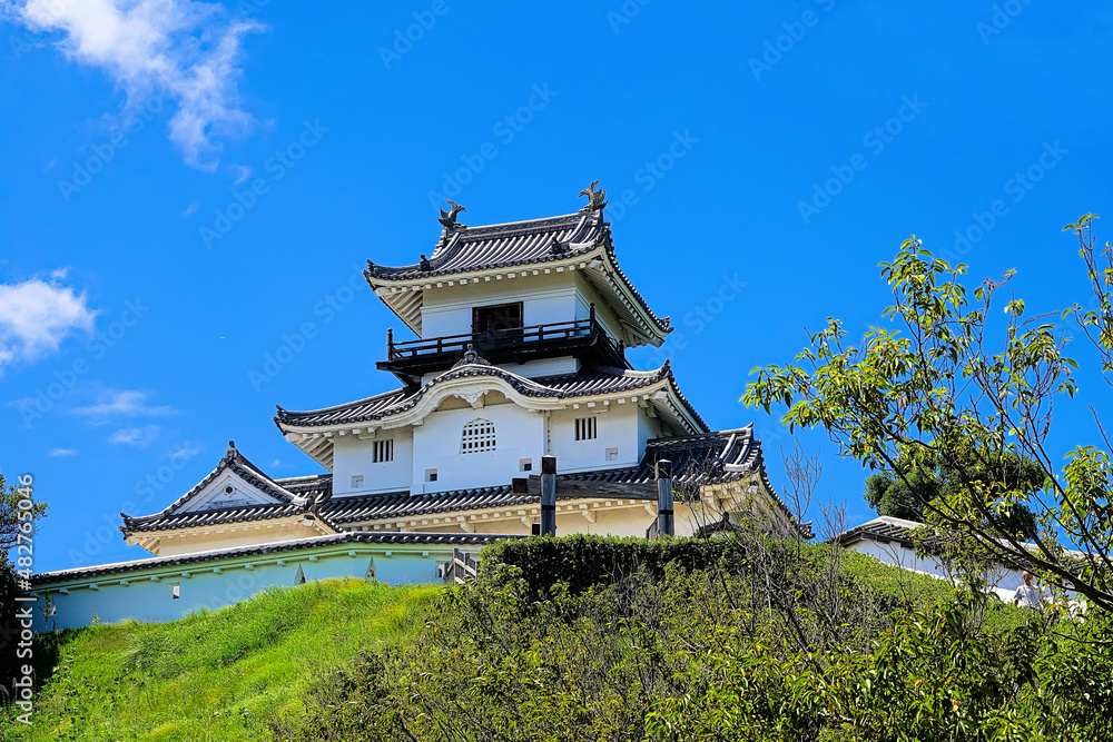 Obraz premium 掛川城天守