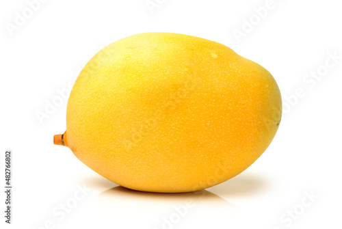 fresh mango on white background.