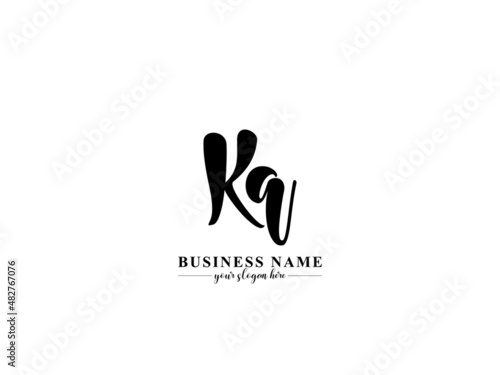 Signature KQ Beautiful elegant logos, Signature Kq Logo For Boutique Fashion Photography Cosmetics