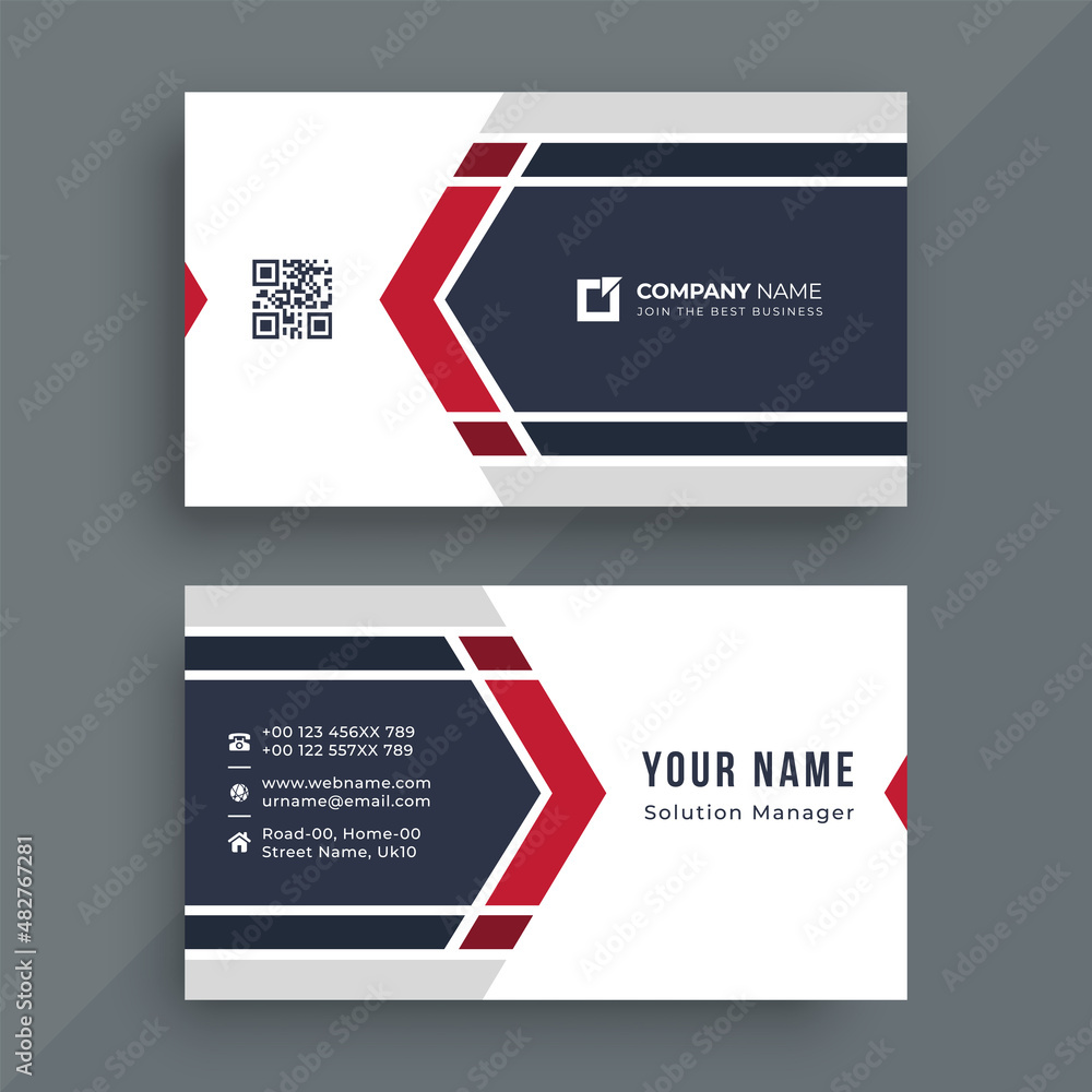 Blue modern creative business card and name card,horizontal simple clean template vector design, layout in rectangle size. Blue modern creative business card and name card,horizontal simple clean template vector design, layout in rectangle size.
