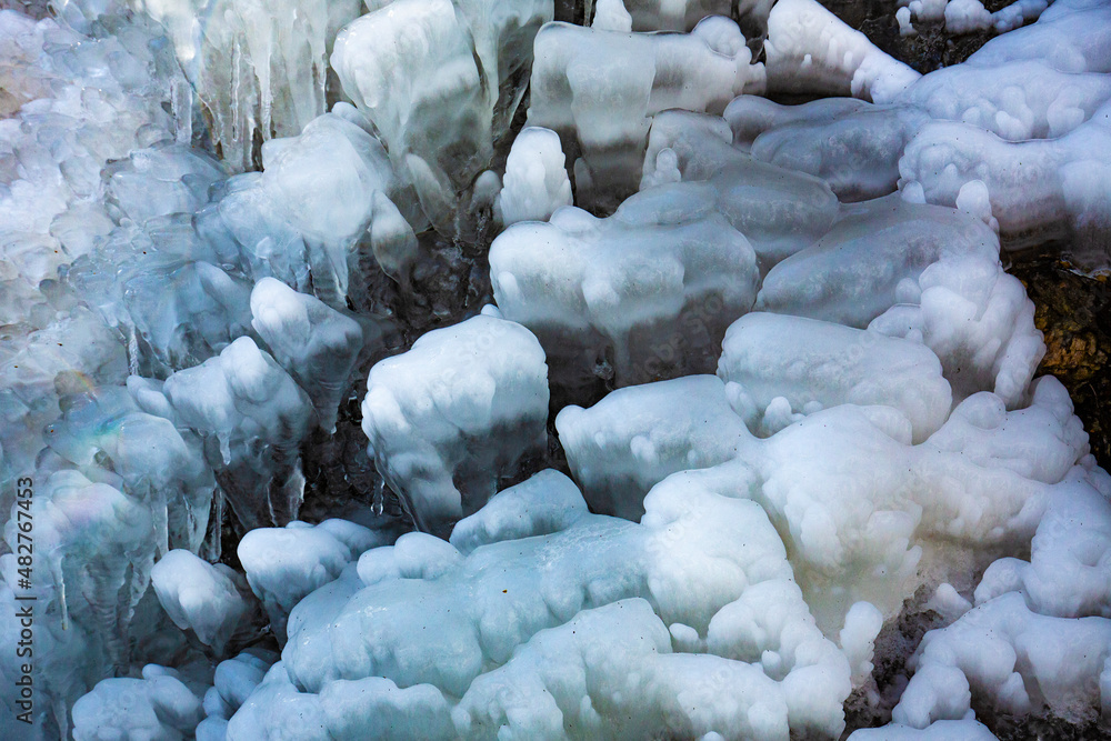 Spectacular ice formations in Blackledge Falls in Glastonbury, Connecticut. Spectacular ice formations in Blackledge Falls in Glastonbury, Connecticut.