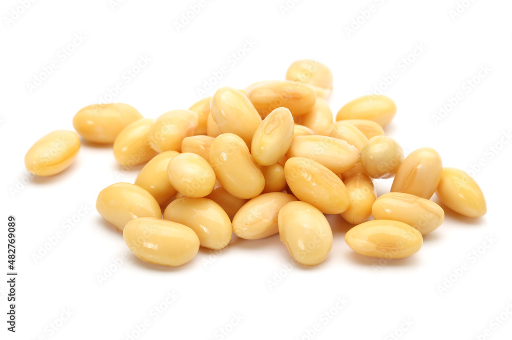 soybean isolated on white background soybean isolated on white background