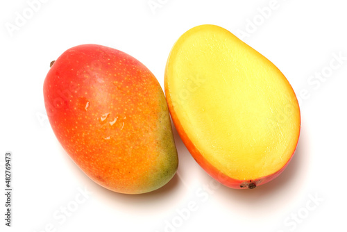 mango isolated on white