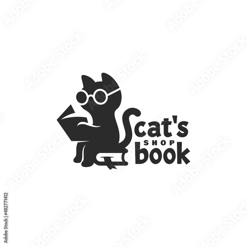 Cats book logo