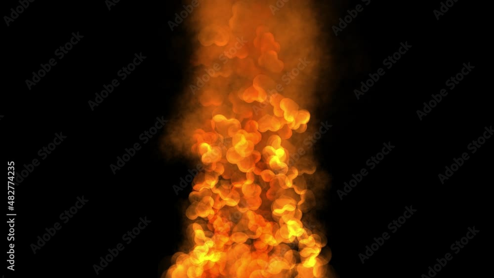 Alpha channel - Heart Fire On Transparent Background Alpha channel - Heart Fire On Transparent Background