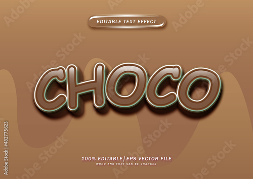 Choco text effect