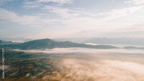 landscape with clouds